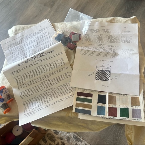 Huge Bundle of Natural 100% Cotton Shaker Chair Weave / Webbing / Tape for DIY. - Picture 3 of 16